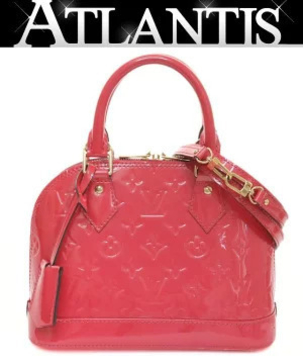 Louis Vuitton Alma Bag Vernis Rose Pink Indien
